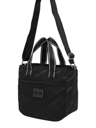 Tasche grau / schwarz / weiß