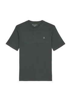 Marc O'Polo T-Shirt Logo-T-Shirt dunkelgrn