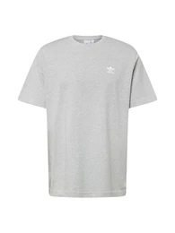 T-Shirt 'Adicolor Classics Back+Front Trefoil Boxy' hellgrau / wei