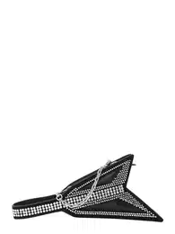 Pismo torbica 'Guitar' crna / prozirna
