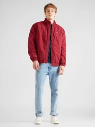 Tommy Jeans Jacke navy/kirschrot/weiß