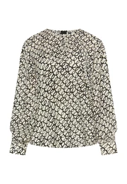 Bluza crna / vuneno bijela