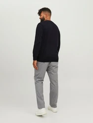 Jack & Jones Pullover JJEBASIC KNIT CREW NECK NOOS PLS schwarz