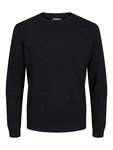 Jack & Jones Pullover JJEBASIC KNIT CREW NECK NOOS PLS schwarz