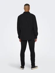 ONLY & SONS Hemd 'BANE' Denim grau/denim