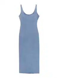 Šaty modrá džínovina