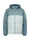 COLUMBIA Outdoorjacke 'Powder Lite Hooded' rauchblau / pastellblau / offwhite