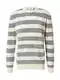 DAN FOX APPAREL Pullover 'Joost' nachtblau / offwhite