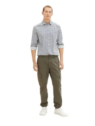 TOM TAILOR Hemd blau/grün/schwarz/weiß