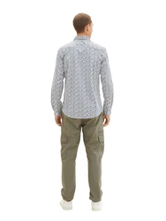 TOM TAILOR Hemd blau/grün/schwarz/weiß