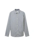 TOM TAILOR Hemd blau/grün/schwarz/weiß