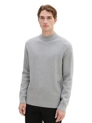 TOM TAILOR Pullover hellgrau