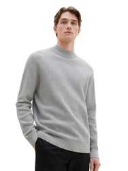 TOM TAILOR Pullover hellgrau