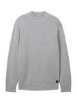 TOM TAILOR Pullover hellgrau