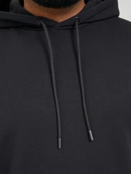 Jack & Jones Plus Sweatshirt 'JJEBRADLEY' schwarz