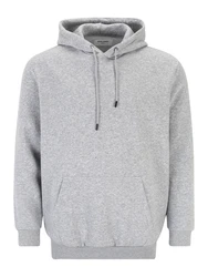 Jack & Jones Plus Sweatshirt 'JJEBRADLEY' grau