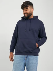 Jack & Jones Plus Sweatshirt 'JJEBRADLEY' dunkelblau
