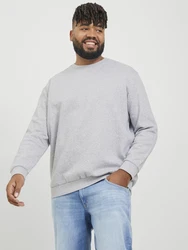 Jack & Jones Plus Sweatshirt Bradley graumeliert
