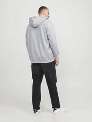 Jack & Jones Plus Sweatjacke Bradley hellgrau