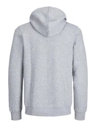 Jack & Jones Plus Sweatjacke Bradley hellgrau