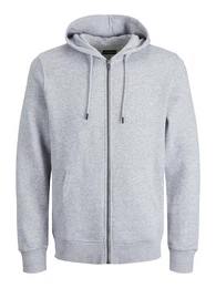 Plus Sweatjacke 'Bradley' hellgrau