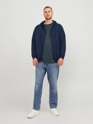 Jack & Jones Plus Sweatjacke Bradley navy