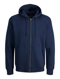 Jack & Jones Plus Sweatjacke Bradley navy Jack & Jones Plus Sweatjacke Bradley navy