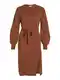 VILA Úpletové šaty 'VIRICKY'  okrová