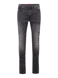 Jeans '734' dunkelgrau / rot / schwarz