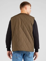 TOMMY HILFIGER Weste khaki / rot / weiß