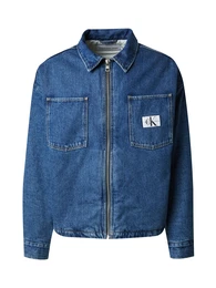 Jacke 'Boxy' blue denim / wei