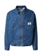 Calvin Klein Jeans Jacke 'Boxy' blue denim / wei