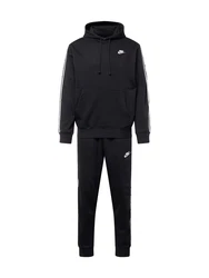 Nike Sportswear Jogginganzug CLUB FLEECE schwarz/weiß