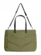 Bershka Nákupní taška  khaki / černá