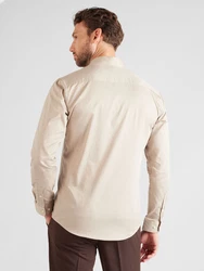 JACK & JONES Hemd 'Cardiff' (1-tlg) dunkelbeige