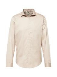 JACK & JONES Hemd 'Cardiff' (1-tlg) dunkelbeige