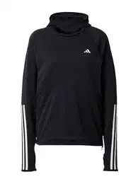 ADIDAS PERFORMANCE Sportovní mikina 'Own The Run' černá / bílá