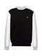 LACOSTE Sweatshirt grau / grün / schwarz / weiß