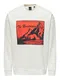 Only & Sons Sweatshirt 'Eli' hummer / schwarz / wei
