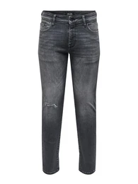 Jeans 'LOOM' grey denim