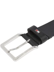 TOMMY HILFIGER Gürtel 'Oliver' rot/schwarz/silber/weiß