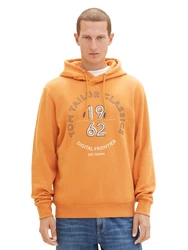 TOM TAILOR Hoodie PRINTED Orange/Gelb