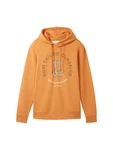 TOM TAILOR Hoodie PRINTED Orange/Gelb