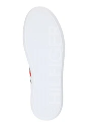 TOMMY HILFIGER Sneaker 'Essential' rot / schwarz / wei
