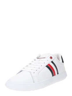TOMMY HILFIGER Sneaker 'Essential' rot / schwarz / wei