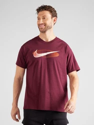 Nike Sportswear T-Shirt beige/rot/weinrot