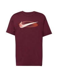 Nike Sportswear T-Shirt beige/rot/weinrot