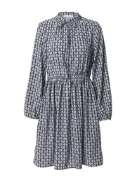 Košilové šaty 'Tessy Dress' modrá / bílá