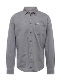 Hemd 'PORTER MONO' grau