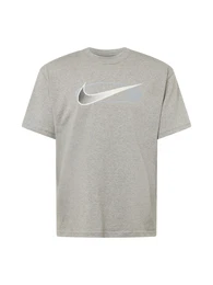 T-Shirt dunkelgrau / graumeliert / wei